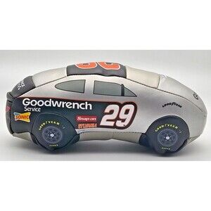 2002 Kevin Harvic #29 Plush Race Car 1:22 NASCAR Collectible 9x4x3.5 Inches VTG